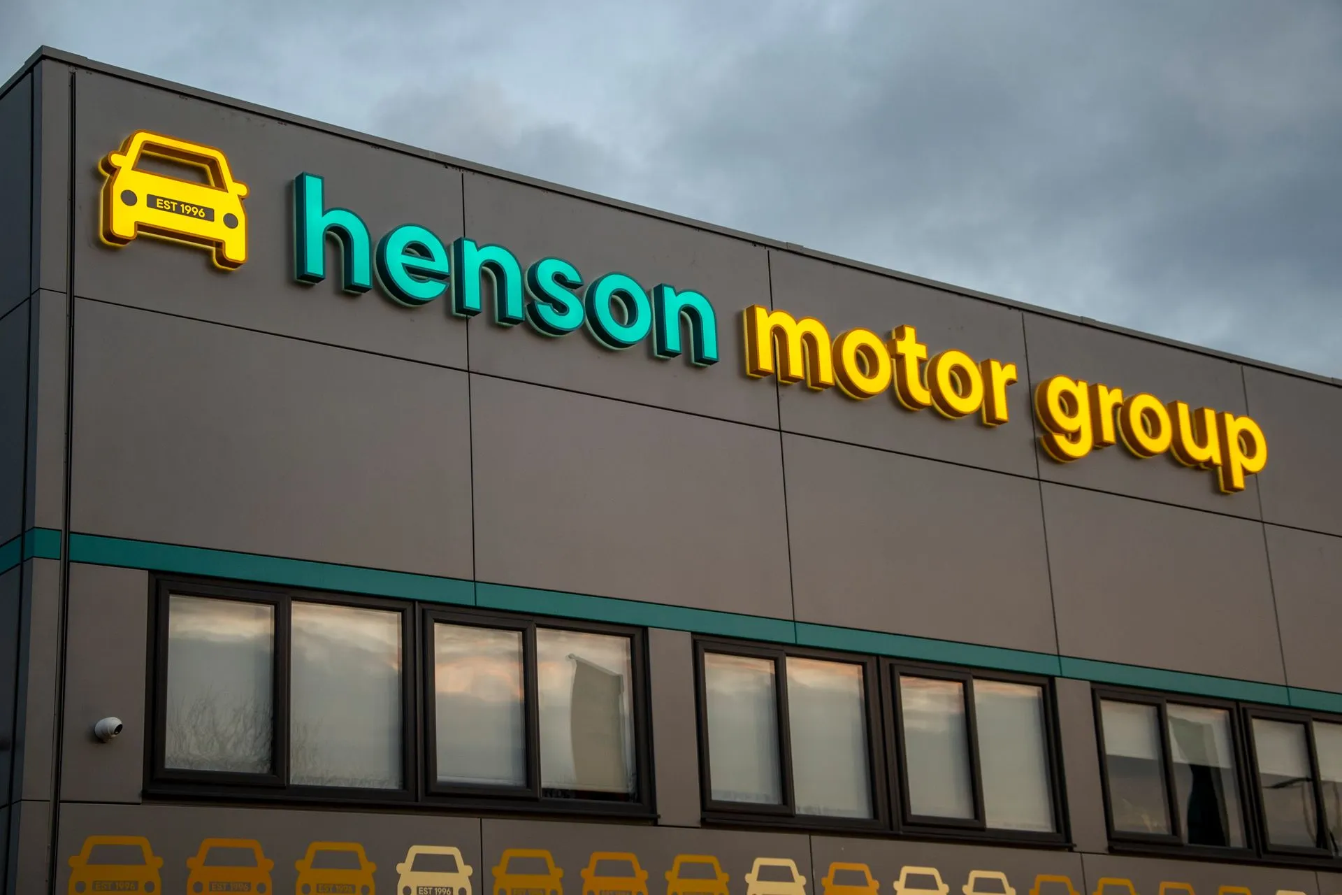 Henson Motor Group Branding On Building Exterior